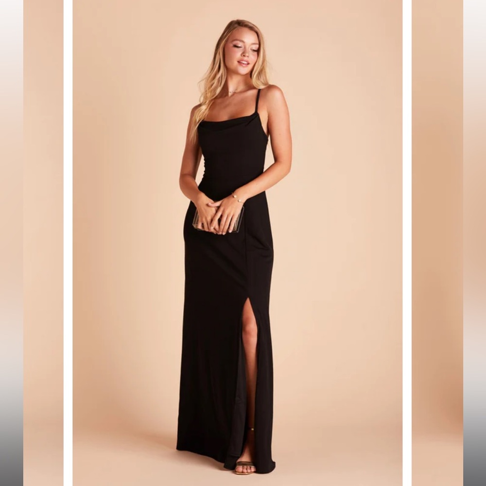 Birdy Grey Ash Crepe Bridesmaid dress Black